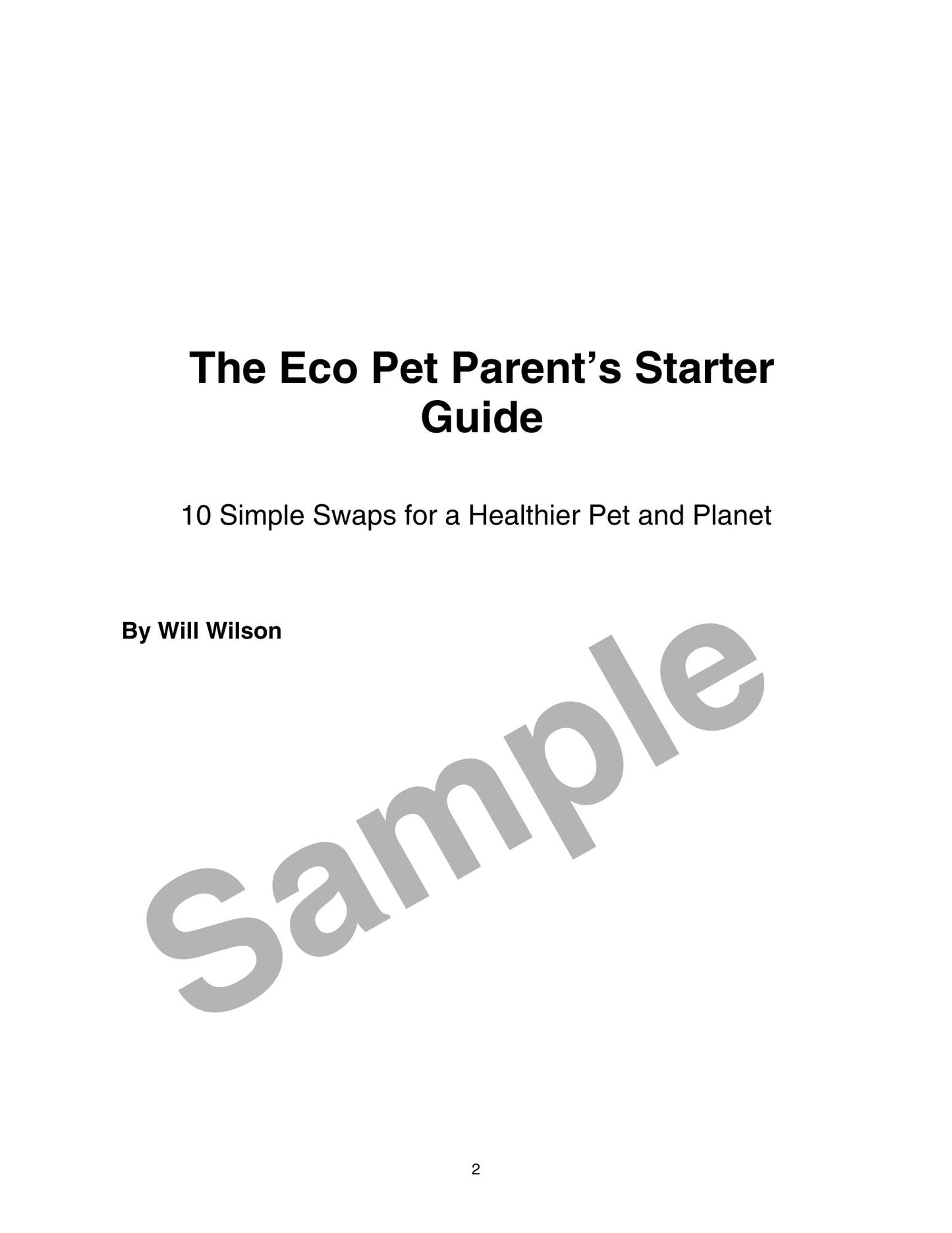 The Eco Pet Parent’s Starter Guide